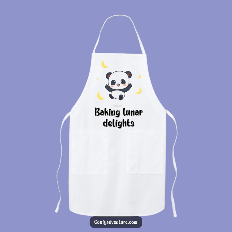 Funny Panda Moon Jumper Apron: Cook and Dream with Whimsy