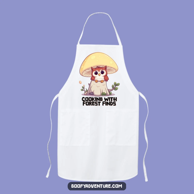 Funny Owl Chef Apron: Cook Up Magic with This Hilarious Forest Apron