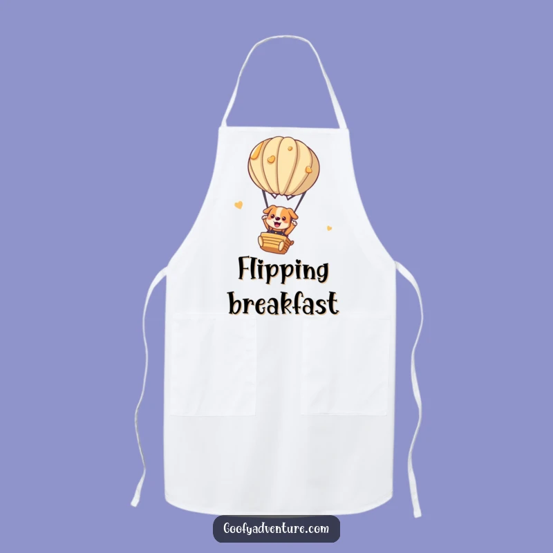 Funny Dog Pancake Chef Apron - Hilarious Breakfast Cooking Wear!