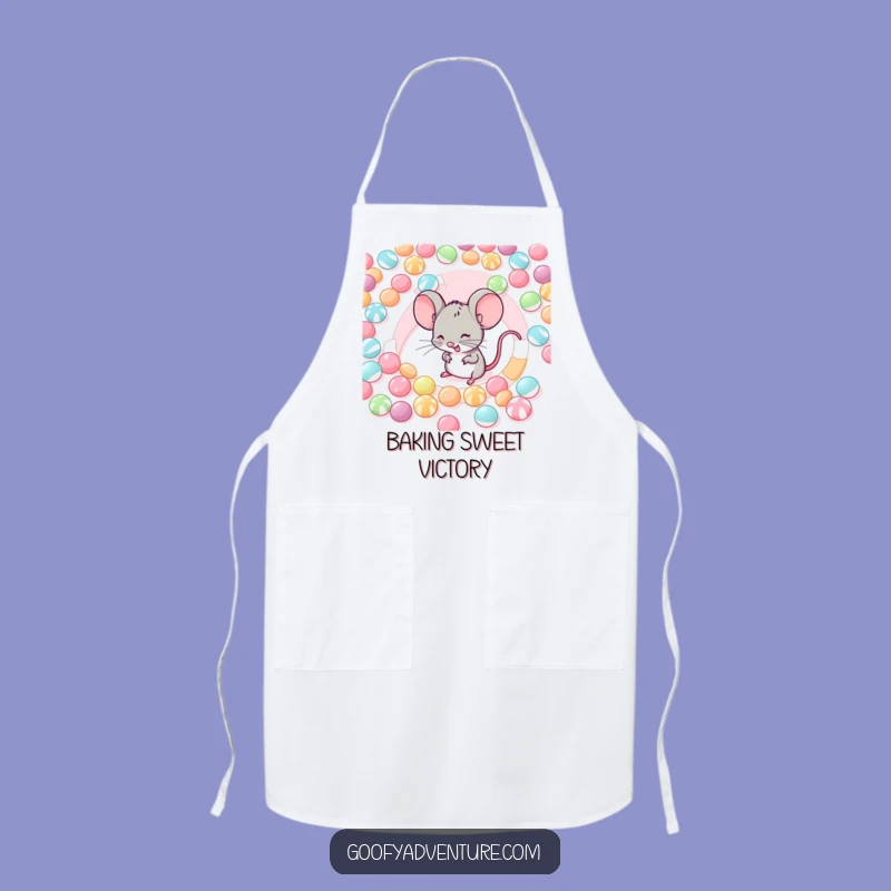 Funny Mouse Candy Maze Apron: Cook Up Sweet Treats with a Smile