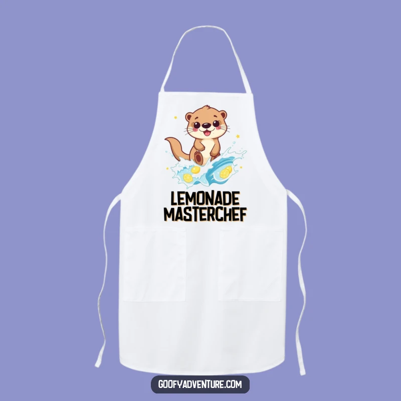 Funny Otter Lemonade Wave Apron: Chef-Worthy & Hilarious Kitchen Wear