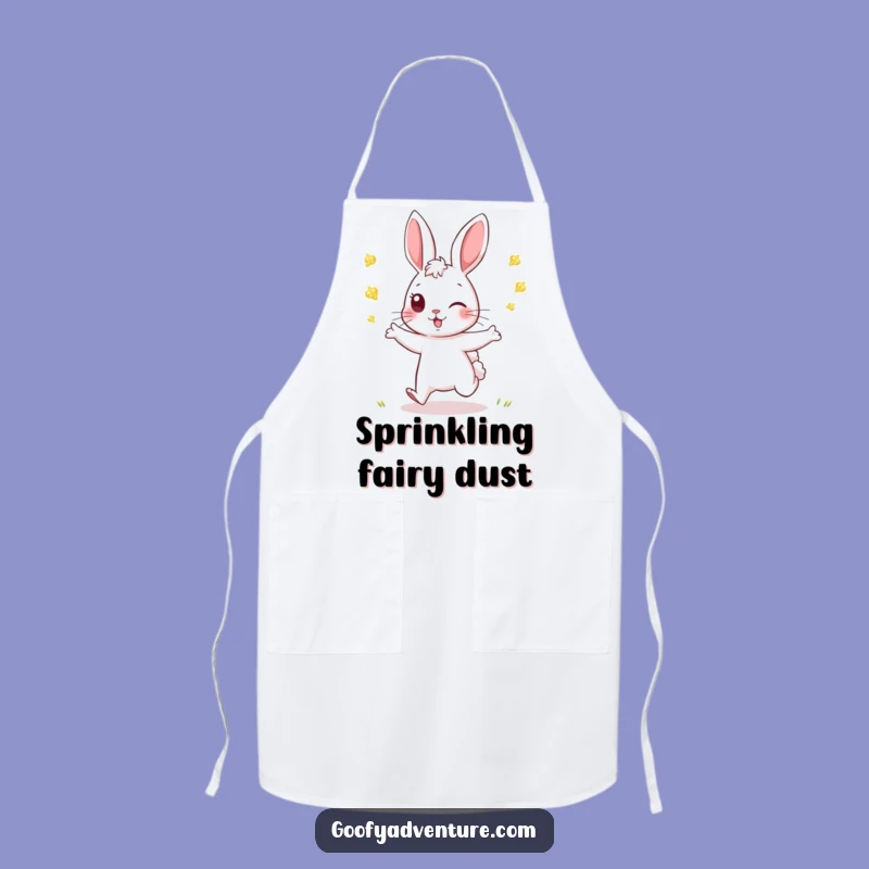 Funny Rabbit Firefly Tag Apron: Playful Kitchen Adventures
