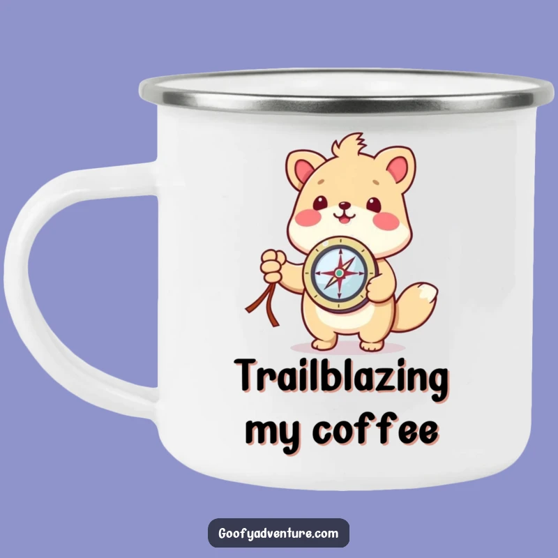 Durable Funny Kawaii Explorer Animal Camping Mug: Your Hilarious Trail Companion