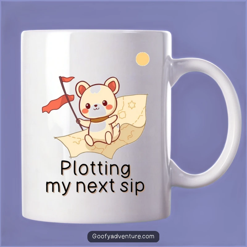 Funny Explorer Mug - Adventure Awaits Design, Perfect Funny Gift!