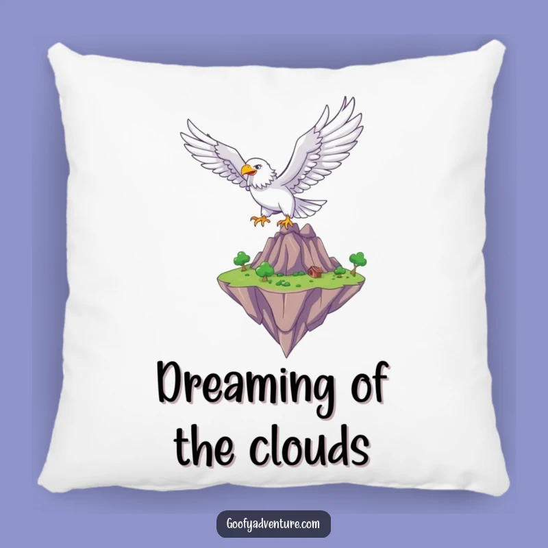 Funny Eagle Flyer Pillow: Soft Fantastical Comfort Gift