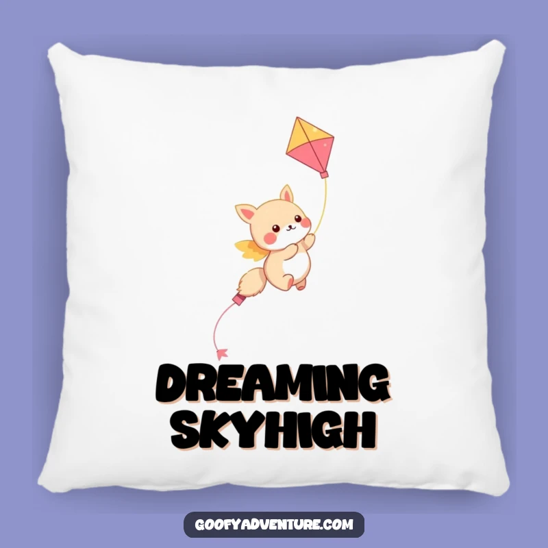 Funny Kawaii Animal Kite Pillow: Soft Sky Comfort, Charming Adventure Gift