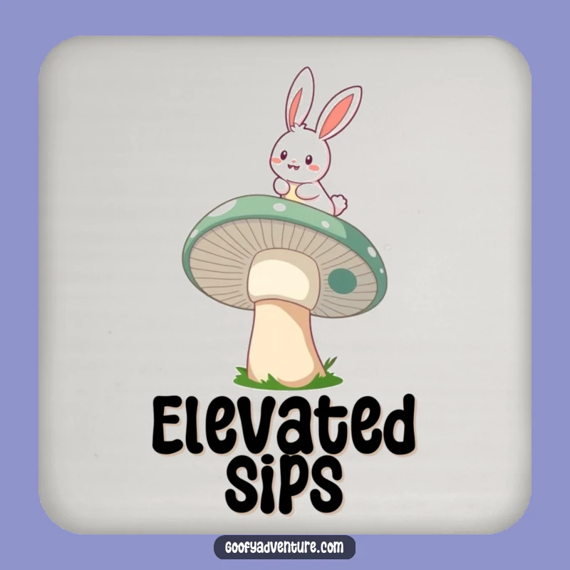 Funny Bunny Mushroom Rider Coaster: Protect Surfaces, Whimsical Flight, Useful Gift