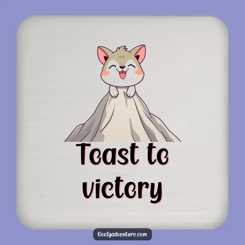 Funny Peak Coaster: Playful Animal Climbing Drink Protector Gift