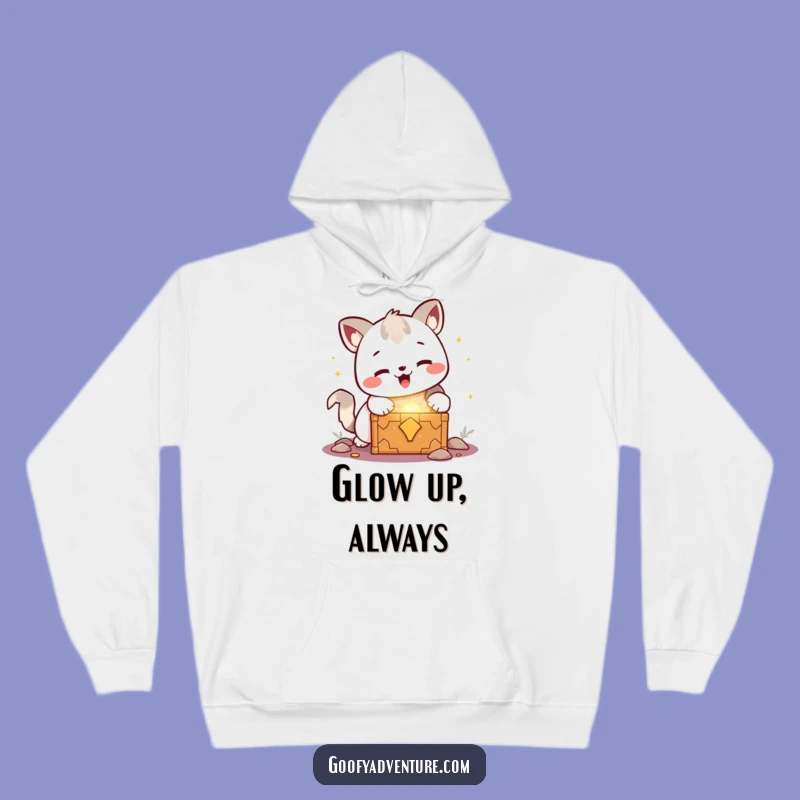 Funny Kawaii Animal Treasure Hoodie: Cozy Discovery, Warm & Magical Gift