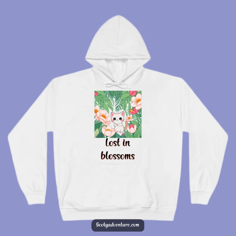 Funny Cat Hoodie: Cozy Jungle Explorer Cat Sweatshirt Gift