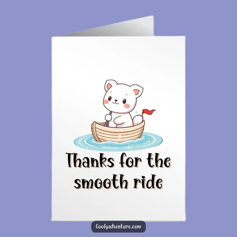 Free Printable Kawaii Sailor Card: Funny Thanks Downloadable Gift