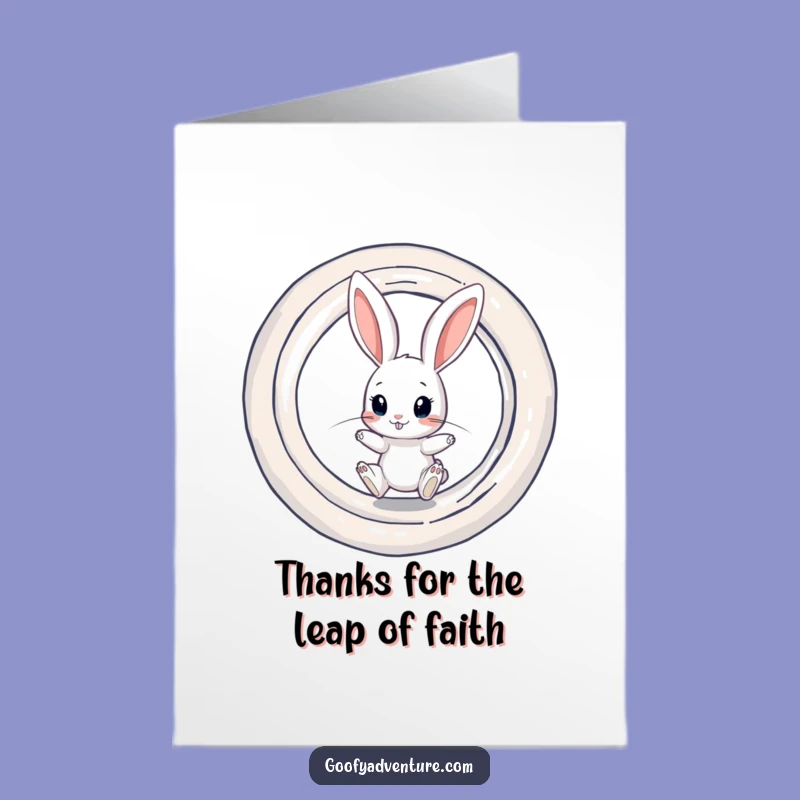 Free Printable Rabbit Portal Thank You Card: A Magical Way to Say Thanks