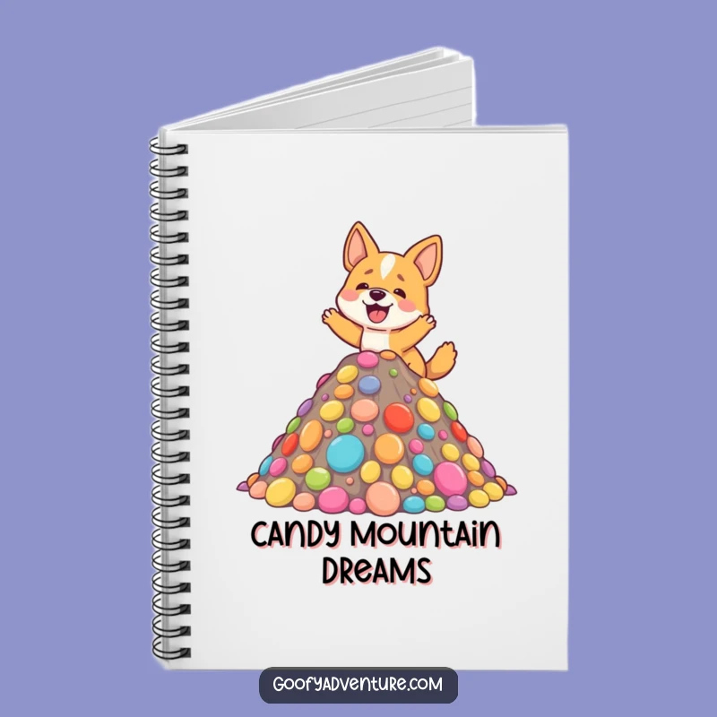 Funny Dog Candy Notebook: Jot Down Sweet Ideas with This Whimsical Journal