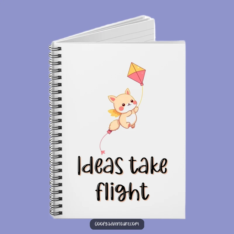 Funny Kawaii Animal Kite Notebook: Journal Your Adventures, Perfect Sky Gift