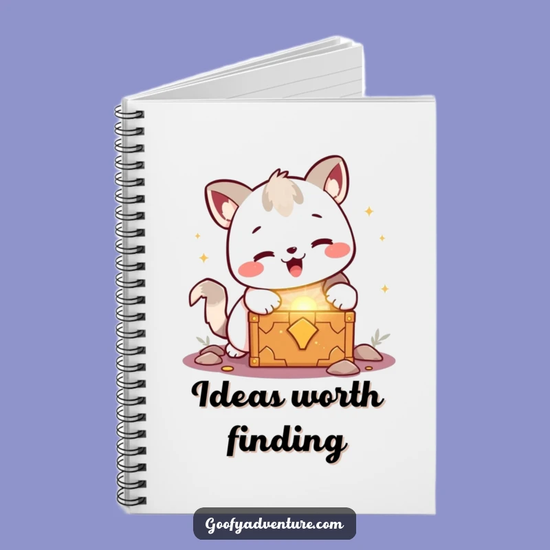 Funny Kawaii Animal Treasure Notebook: Journal Your Finds, Perfect Discovery Gift