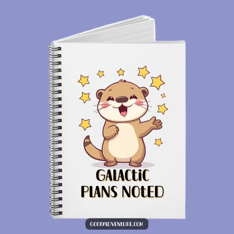 Funny Otter Juggling Stars Notebook: Jot Down Cosmic Ideas with This Fun Journal
