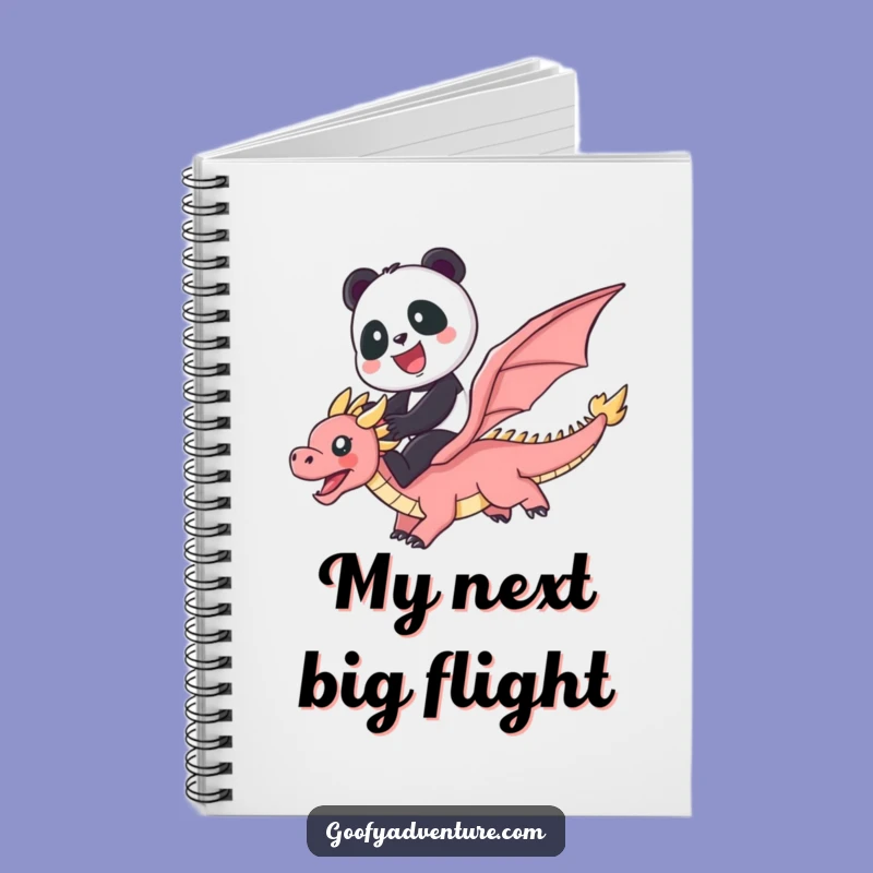 Funny Panda Dragon Rainbow Notebook: Cute Journal for Creative Ideas, Fantastic Funny Gift!