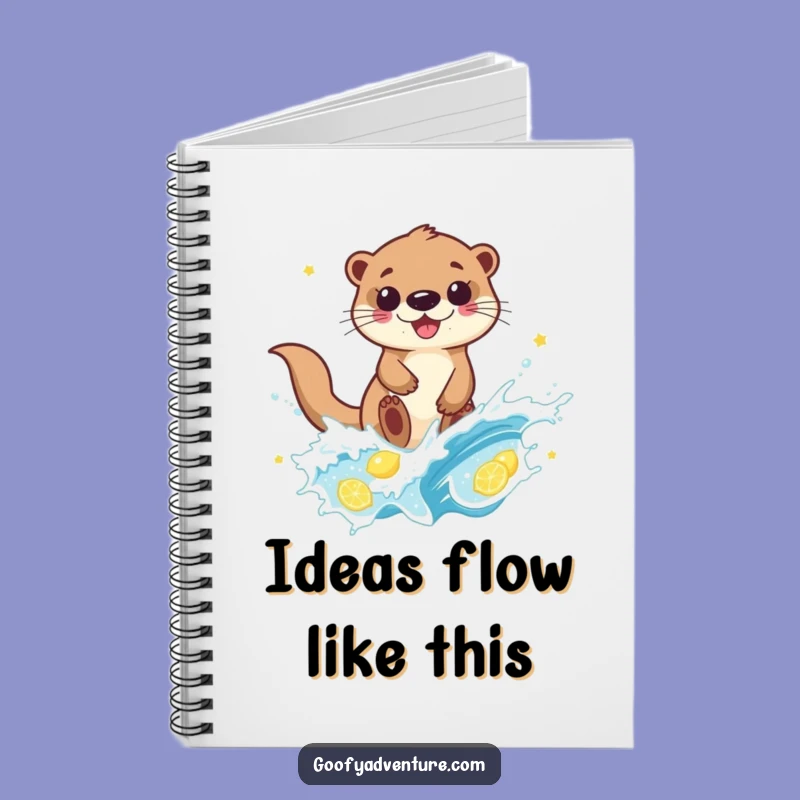Funny Otter Lemonade Wave Notebook: Jot Down Ideas with Hilarious Otter Flair