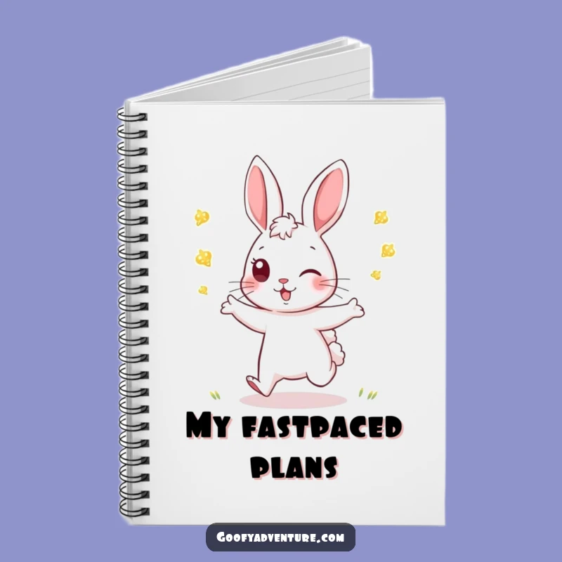 Funny Rabbit Firefly Tag Notebook: Jot Down Energetic Ideas