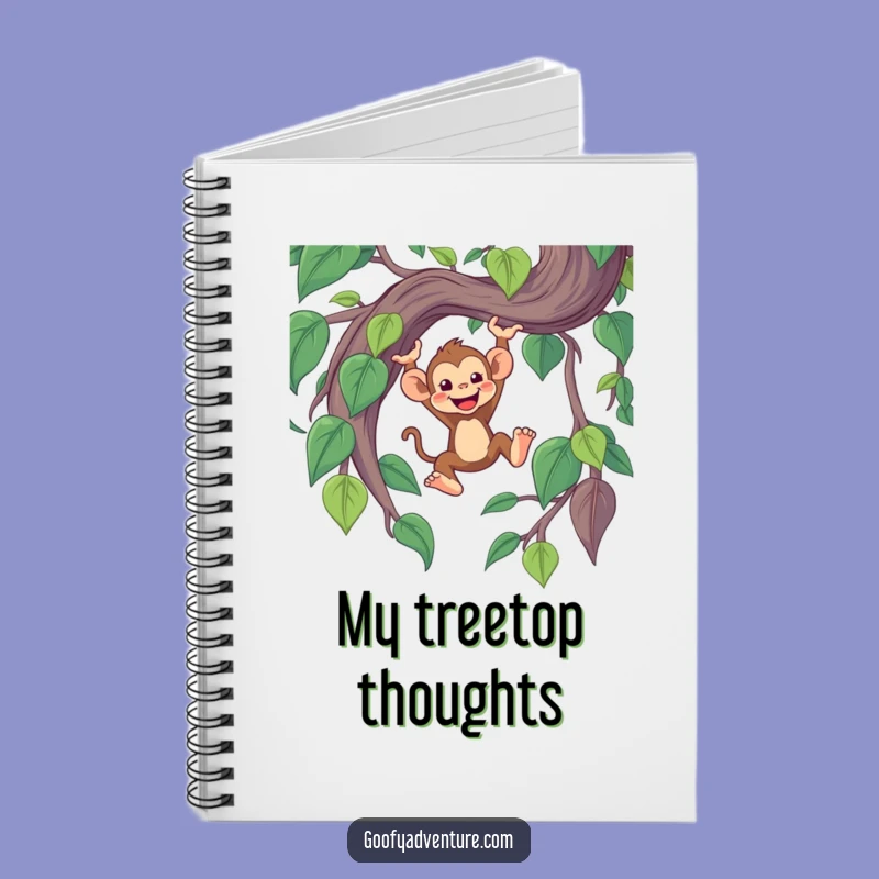 Funny Monkey Vine Notebook: Cheerful Monkey Journal for Ideas, Great Funny Gift!