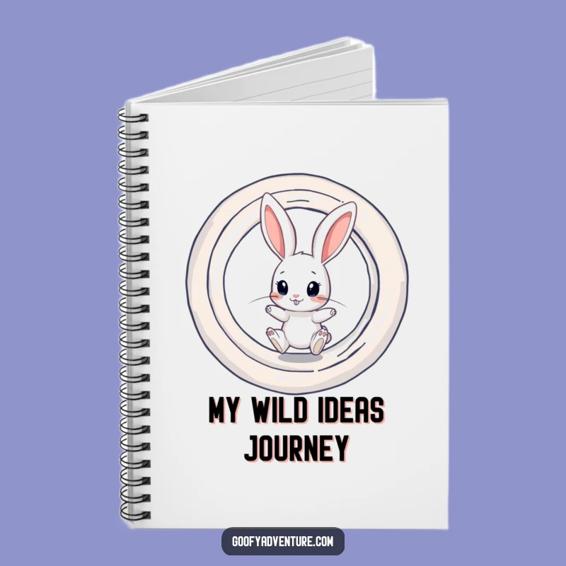 Funny Rabbit Portal Notebook: Curious Rabbit Journal for Ideas, Great Funny Gift!