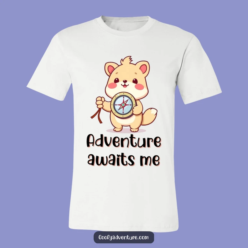 Funny Kawaii Explorer Animal T-Shirt: Wear Your Sense of Adventure Hilariously