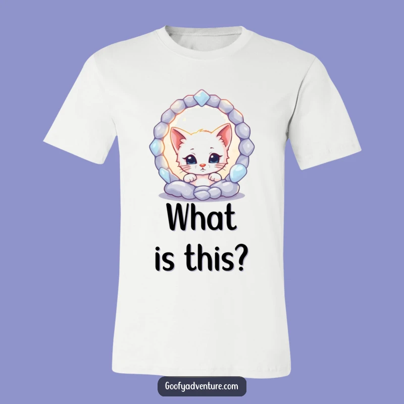 Funny Kitten Portal T-Shirt: Unleash Your Curiosity with This Hilarious Tee