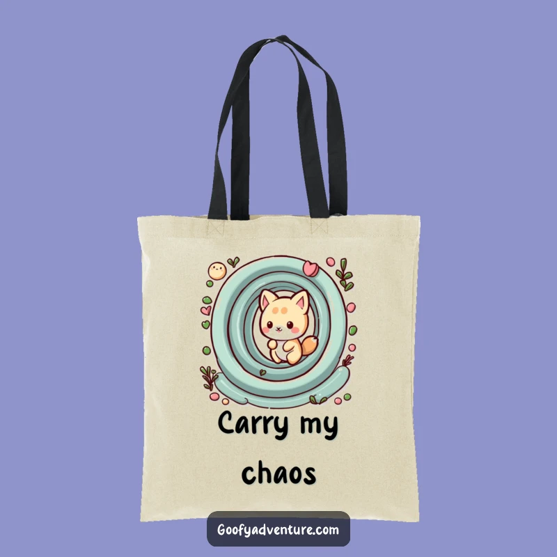 Funny Kawaii Animal Maze Tote Bag: Carry Your Journey, Adorable Puzzle Gift